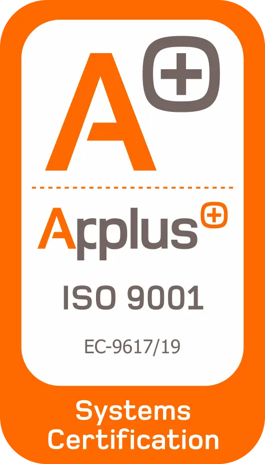 Certificado Applus ISO 9001